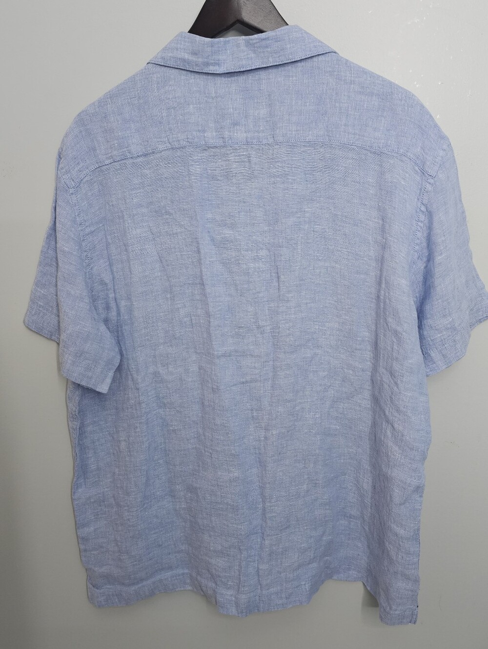 NWT Panama Jack Light Blue Linen Camp Shirt In XL - Picture 5 of 5